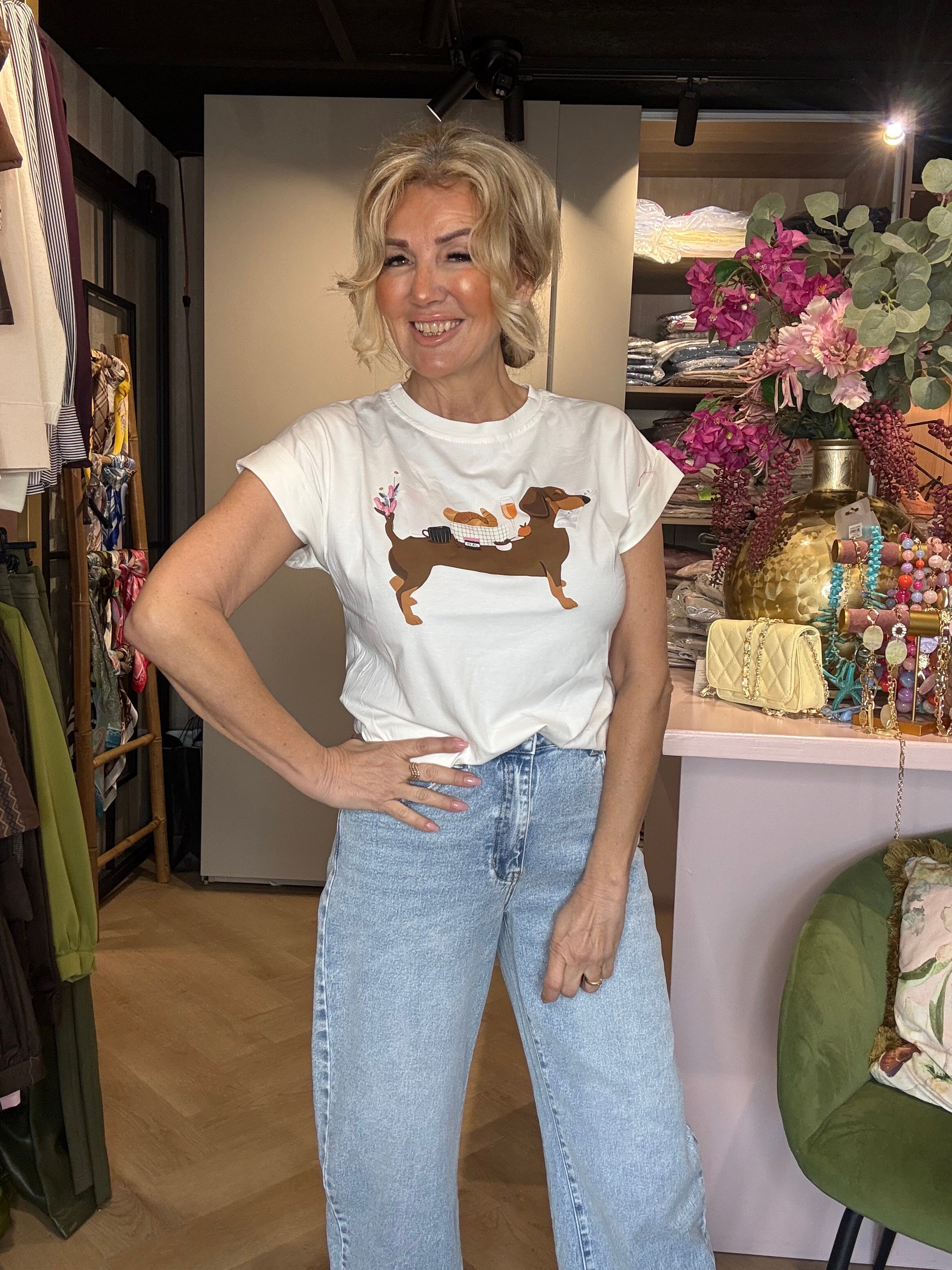 T-shirt teckel croissant 🥐
